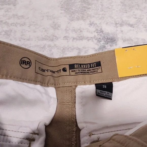 Rugged Flex Carhartt Relaxed Fit Canvas Cargo Work Short 28 and 11" Inseam - Picture 2 of 6